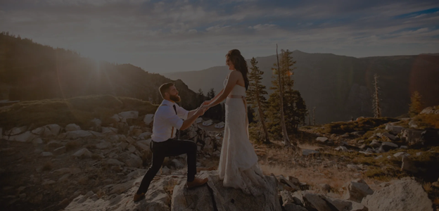 Wedding elopement photography in California